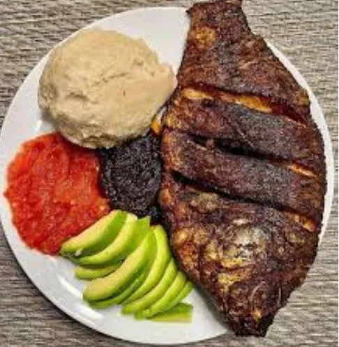 GA- KENKEY WITH FRIED FISH